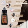 Hair Dye Shampoo 3 in 1, Natural Herbal Dye Shampoo
