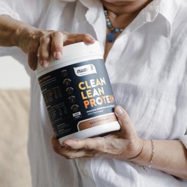 Nuzest - Pea Protein Powder - Clean Lean Protein, Premium Vegan Plant Based Protein Powder, Dairy Free, Gluten Free, GMO Free, Naturally Sweetened Protein Shake, Rich Chocolate, 20 Servings, 1.1 lb