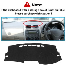 MAX COOL Non-Slip Dash Mat Suitable for Toyota Corolla ZZE122 Fielder 2007-2012 Dashboard Cover