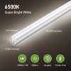 Pak 4FT LED Shop Lights, 2300LM 6500K Cool White, 20W