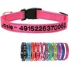 Collar de Perro Nylon Reflectante con Nombre Personalizado Collar Perro