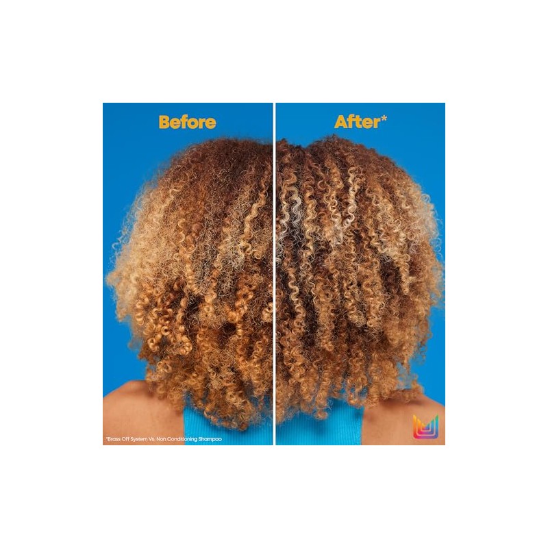 Matrix Brass Off Shampoo Neutralizador Tonos Naranjas, Castaño, 300 ml