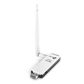 TP-Link TL-WN722N, Adaptador de rojo USB WPS, 150 MBps, antena desmontable de 4 dBi, versión 2.0 , N150, Blanco