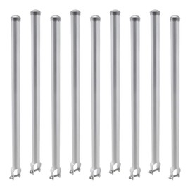 Plum Fittings Chain Link Fence Extensions | Fence Extension for Dogs |- Set of 9 (1 5/8)