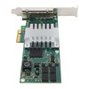 Gigabit Network Card 4 RJ45 Port PCIE X4 10Mbps 100Mbps
