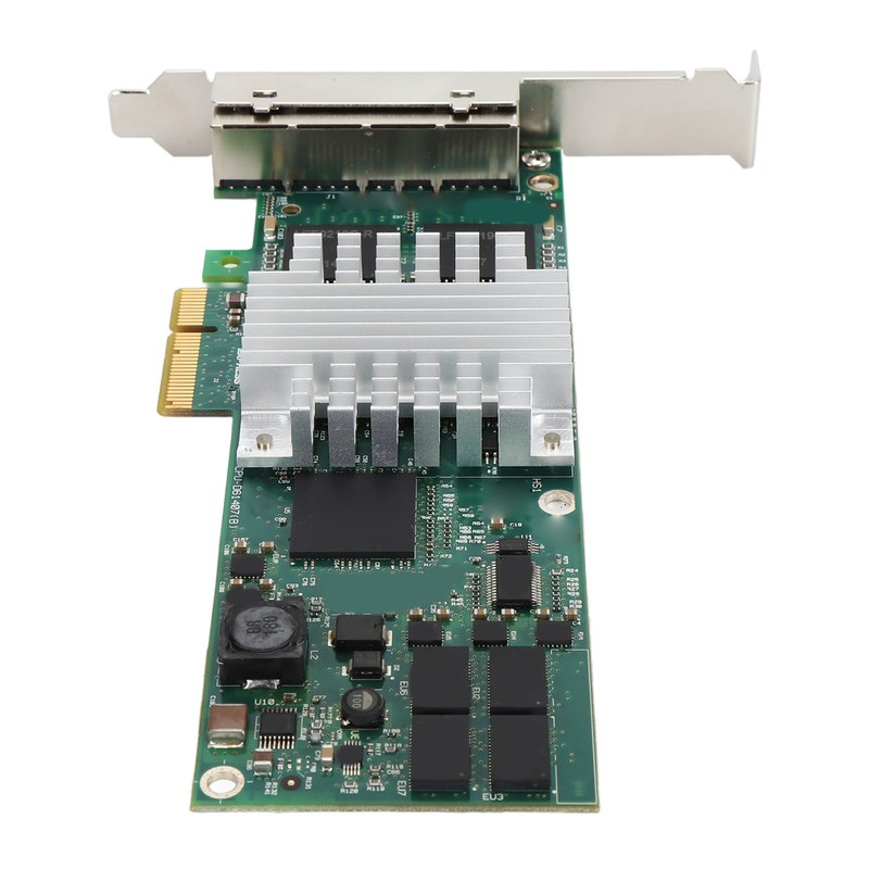 Gigabit Network Card 4 RJ45 Port PCIE X4 10Mbps 100Mbps