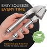 ORBLUE Garlic Press Stainless Steel - Premium Professional Grade Garlic