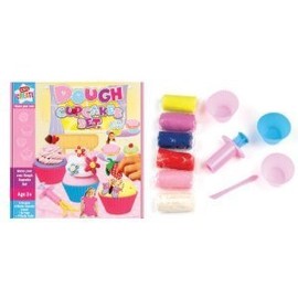 Kids Childrens Make Your Own Dough Cupcakes Play Toy Moulding Craft Sets