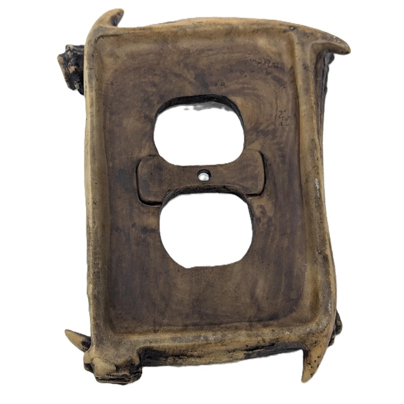 Rustic Antler Wall Plate Covers - Decorative Light Switch &