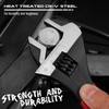 Adjustable Wrench Set Pipe Spanner: 6" 8" 10" Wide Jaw