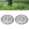 2PCS Lawn Trimmer Blade Head Alloy Steel 10in Accurate Cutting