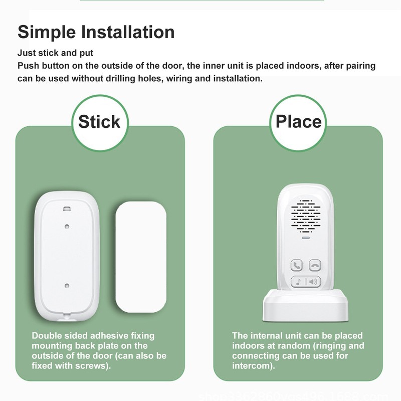 2 Way Voice Intercom 300m Long Distance Wireless Voice Intercom
