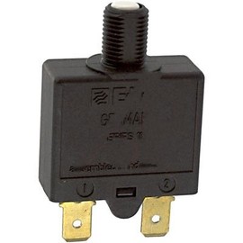 E-T-A Circuit Protection and Control 1658-G21-01-P10-30A, Circuit Breaker; Therm; Push; Cur-Rtg 30A; Flange; 1 Pole; Vol-Rtg 240/28VAC/VDC