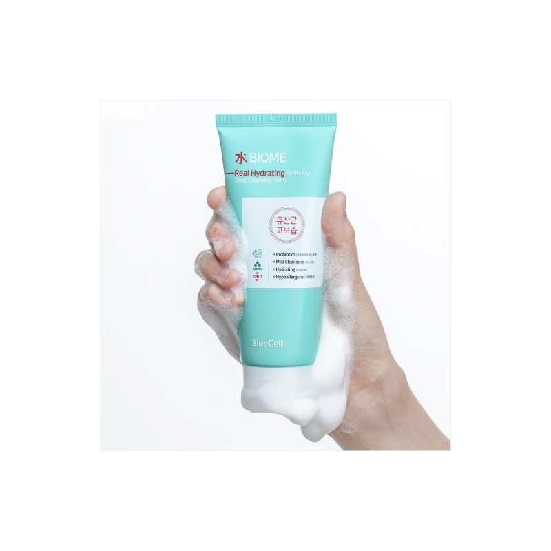 [7-day skin change] Bluecell Subiome Lactobacillus Natural Deep Foam Cleansing