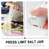 GRIRIW 1 PC Beige Limit Salt Jar Bottle Limit Salt