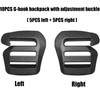 G Hook LUORNG 10PCS 5Pairs G-Hook Wave Buckles Backpack Strap