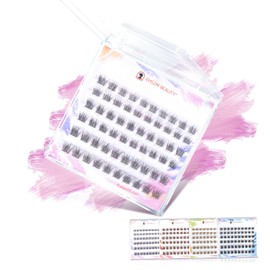 Ehszm Beauty Upgraded,Wispy Lash Clusters 8-12mm C Curl (8 10 12),Eyelash Clusters Natural,Ultra-Soft Individual Lashes,Empowered by New Softening Factor.No Plastic Feel,New Comfort. - Radiant Stytle