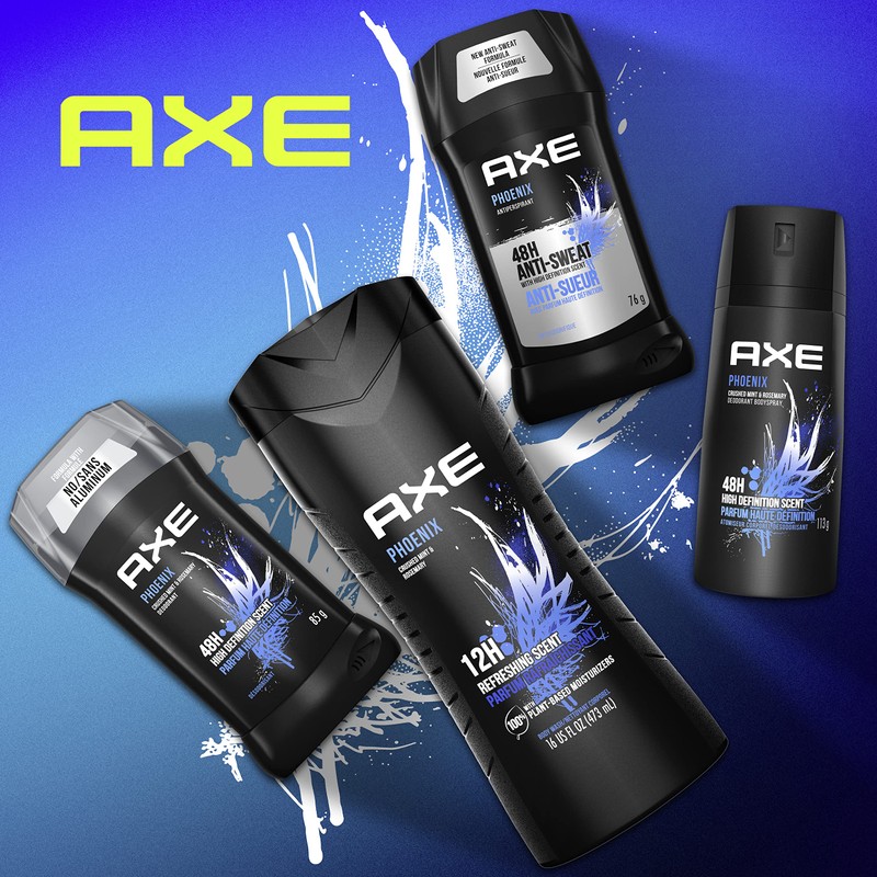 AXE Phoenix Deodorant 48H Odor Protection Crushed Mint & Rosemary