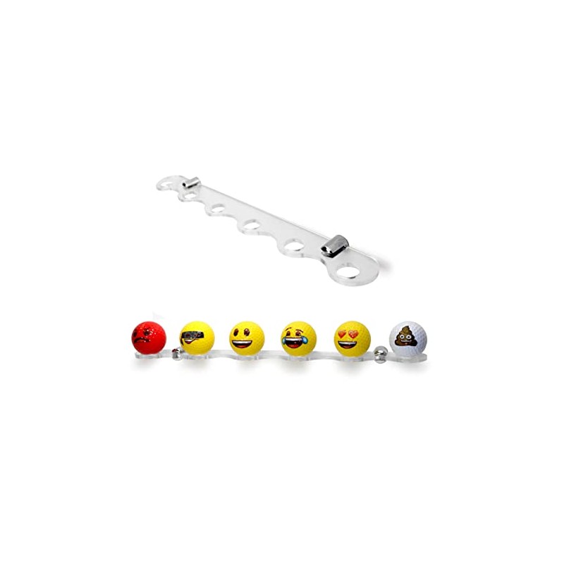 TIELO Wall Mount Golf Ball Display Shelf Bracket Holder Signed