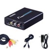 3RCA Composite/S to HDMI Converter, Supports 1080P, Composite 3RCA AV/S-Video