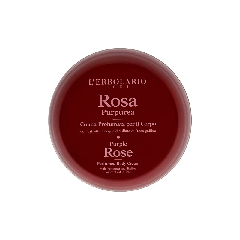 L'Erbolario Crema Profumata per il Corpo Rosa Purpurea 200 ml