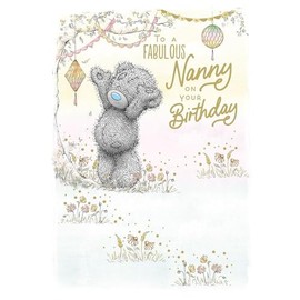 Me To You Tatty Teddy To A Fabulous Nanny Birthday Card