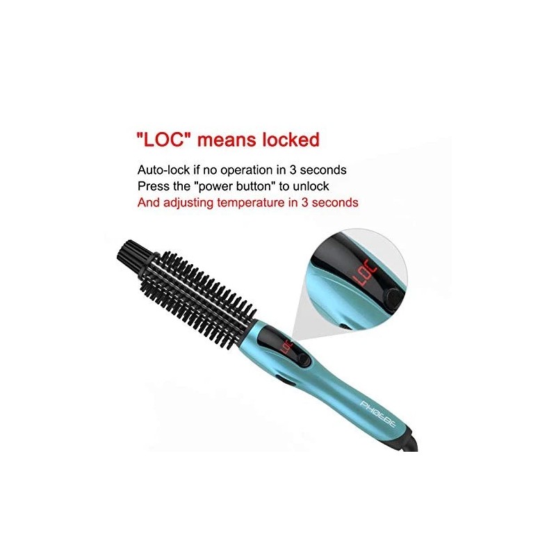 Phoebe Curling Iron, Dual Voltage Travel 1 Inch Ceramic Tourmaline