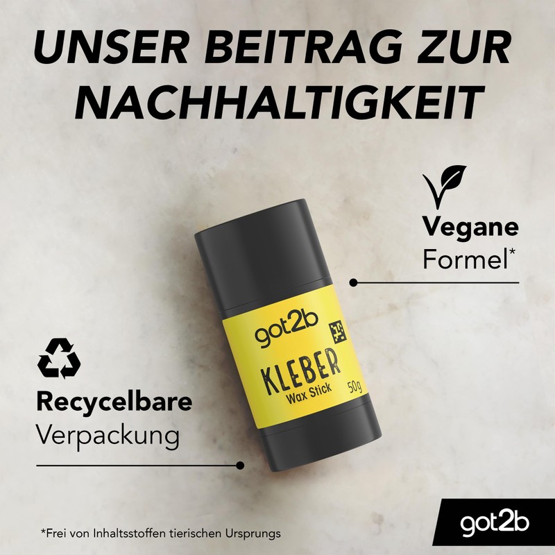 got2b Colla Wax Stick (50 g), cera per capelli per