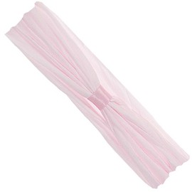 Wee Ones Baby Girls' Add-a-Bow Soft Stretch Nylon Baby Band, Light Pink, 0-6 Months