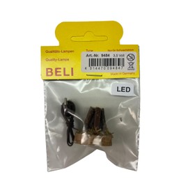 BELI-BECO 9482 Campfire - Fire Pit for Nativity Scene with LED Lighting - Red LED E 5.5-4.5 V - 0.2A (40 mm)