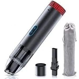 Aspiradora de mano, aspiradora de mano inalámbrica, aspiradora de mano portátil de 3400 PA con filtro HEPA, recargable for limpieza de pelo de...     