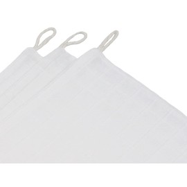 Nimble, Muslin Squares, Baby Burp Cloths, 3 Pack Muslins, Reusable Baby Wash Cloths, 100% Cotton Hand Washcloths, Baby Towels for Newborn, Toddlers, Unisex