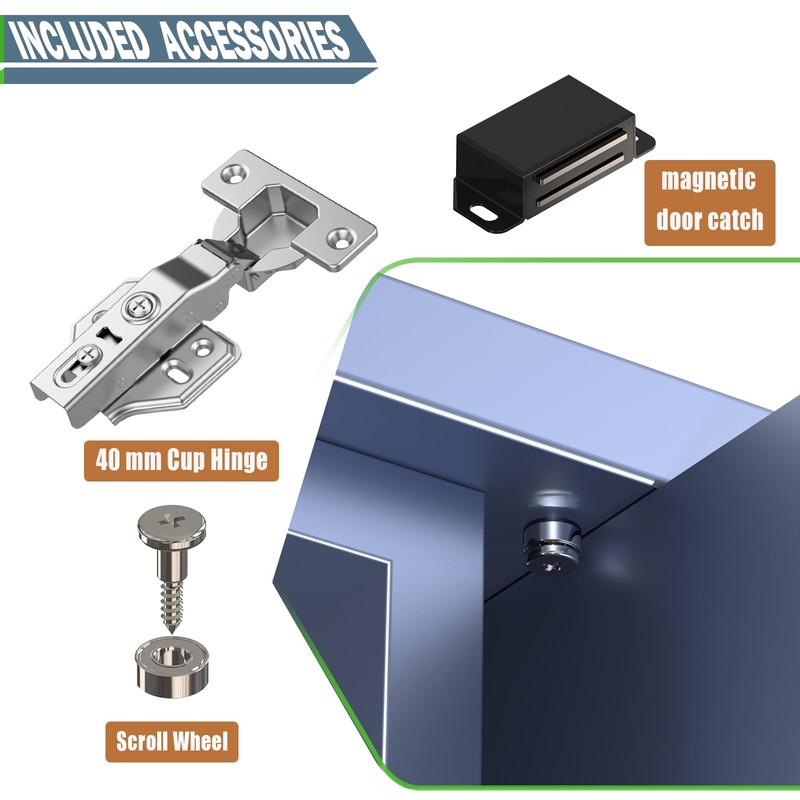 Cabinet Pocket Door Slide System Kit 14",2PCS Inset Sliding Hardware
