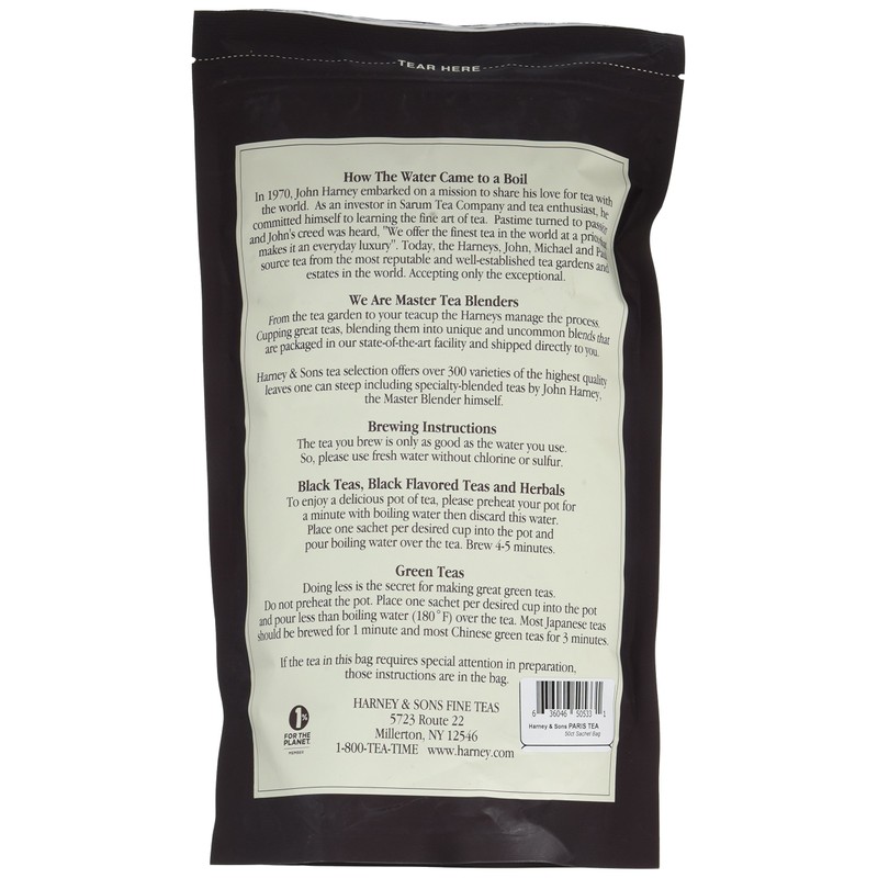 Harney & Sons Paris Tea, 50ct sachets