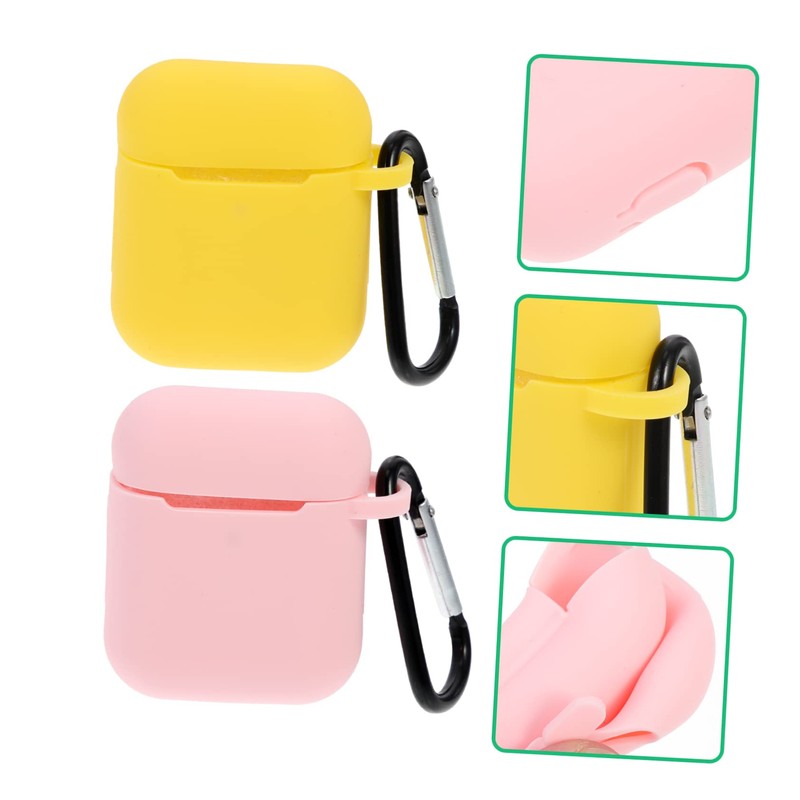 jojofuny 2pcs Earbud Protective Cover for and Scratch-Resistant Headphone Holder