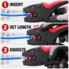 Automatic Wire Stripper and Cutter 2-in-1, 32-7 AWG Self-Adjusting Electrical