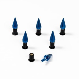 6PCS Motorcycle Windshield Bolts Spike Screws Kit Aluminum Windscreen Mounting Nuts Wellnuts for Honda CBR 600RR 2003 2004 2005 2006 2007 2008 2009 2010 2011 2012 Blue