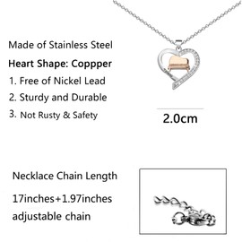 BNQL Piano Necklace Piano Gifts for Piano Players Piano Jewelry for Women Piano Lover Gift for Piano Teacher Students Recital Gift, Metal, stainless-steel