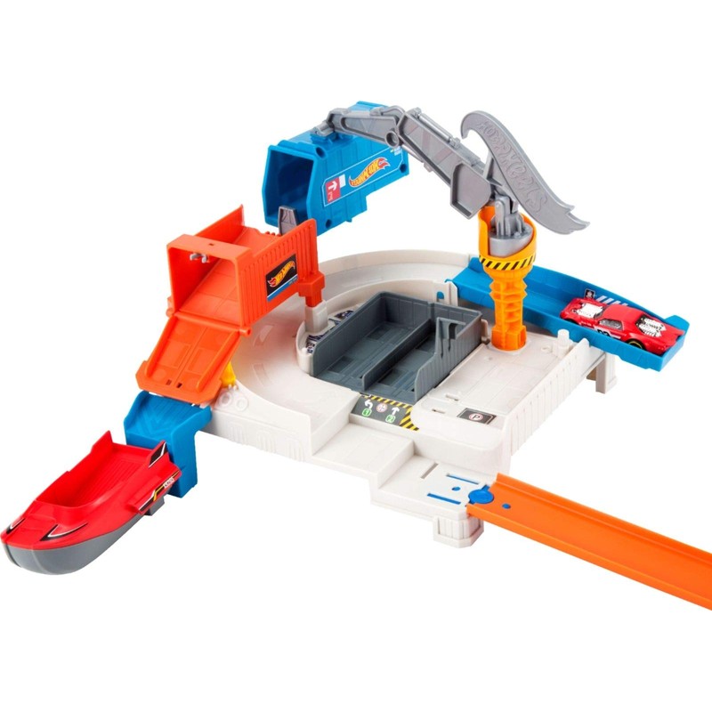 Hot Wheels Mattel City Shipyard Escape Set