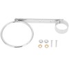 Salon Galvanized Stainless Steel Hair Dryer Holder Hands Free Comb
