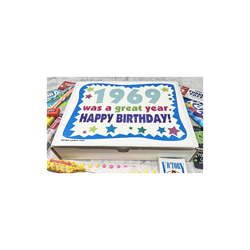 RETRO CANDY YUM ~ 1969 56th Birthday Gift Box Nostalgic