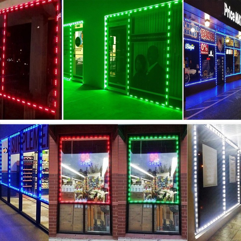 EAGWELL Storefront Light 20 Ft RGB Store Front Lights 40