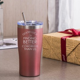 Going Away Gifts for Coworker-Good Luck Finding Better Coworkers Than Us, Farewell Gifts, Leaving Gifts, New Job Gifts, Goodbye Gift for Colleague, Boss, Women, Men - 20oz Insulated Tumbler