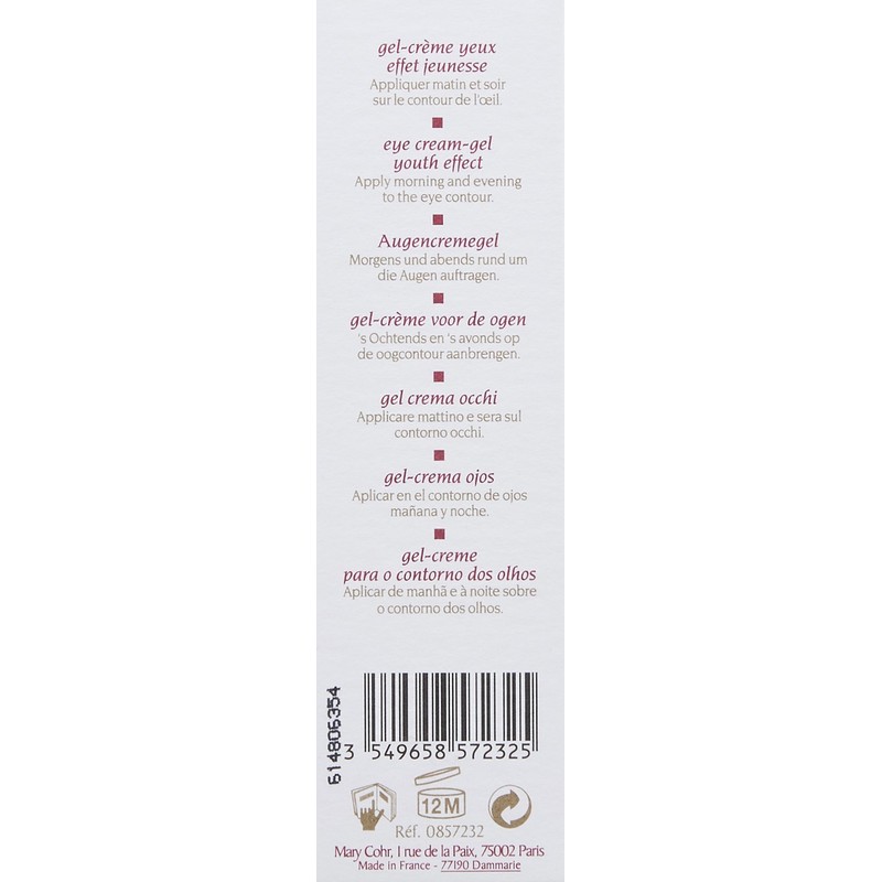 Mary Cohr New Youth Eye Contour, 15 Gram