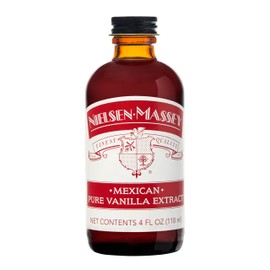 Nielsen-Massey Mexican Pure Vanilla Extract for Baking and Cooking, 4 Ounce Bottle