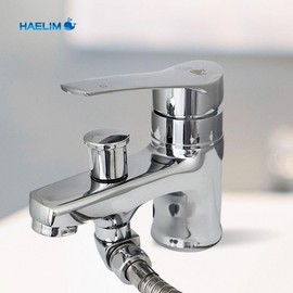 Bathroom one-hole shower and faucet washbasin faucet 2ea