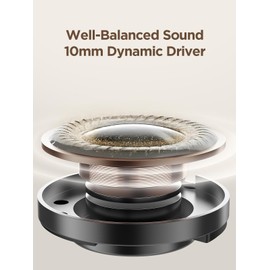 1MORE TWS Q20, Wireless Earbuds with Bluetooth 5.3, Lightweight Wireless Headphones, Headphones with ANC, 4 Microphones and AI ENC for Clear Calls, Low Latency Gaming Mode, 30H, Black