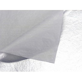 Metallic Tissue Paper - 20" X 30" - 10 Pack (Mettalic Silver Tissue One Sided)