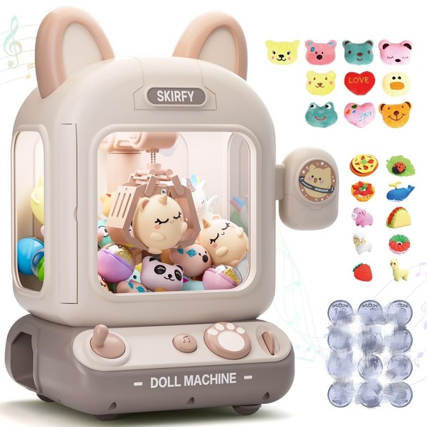 Skirfy Mini Claw Machine for Kids,Vending Machine, Prize Dispenser Toys