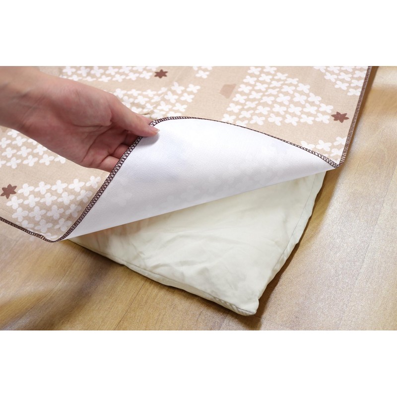 Meiwa Gravure Waterproof Kotatsu Topper, Hygge, 74.8 x 74.8 inches
